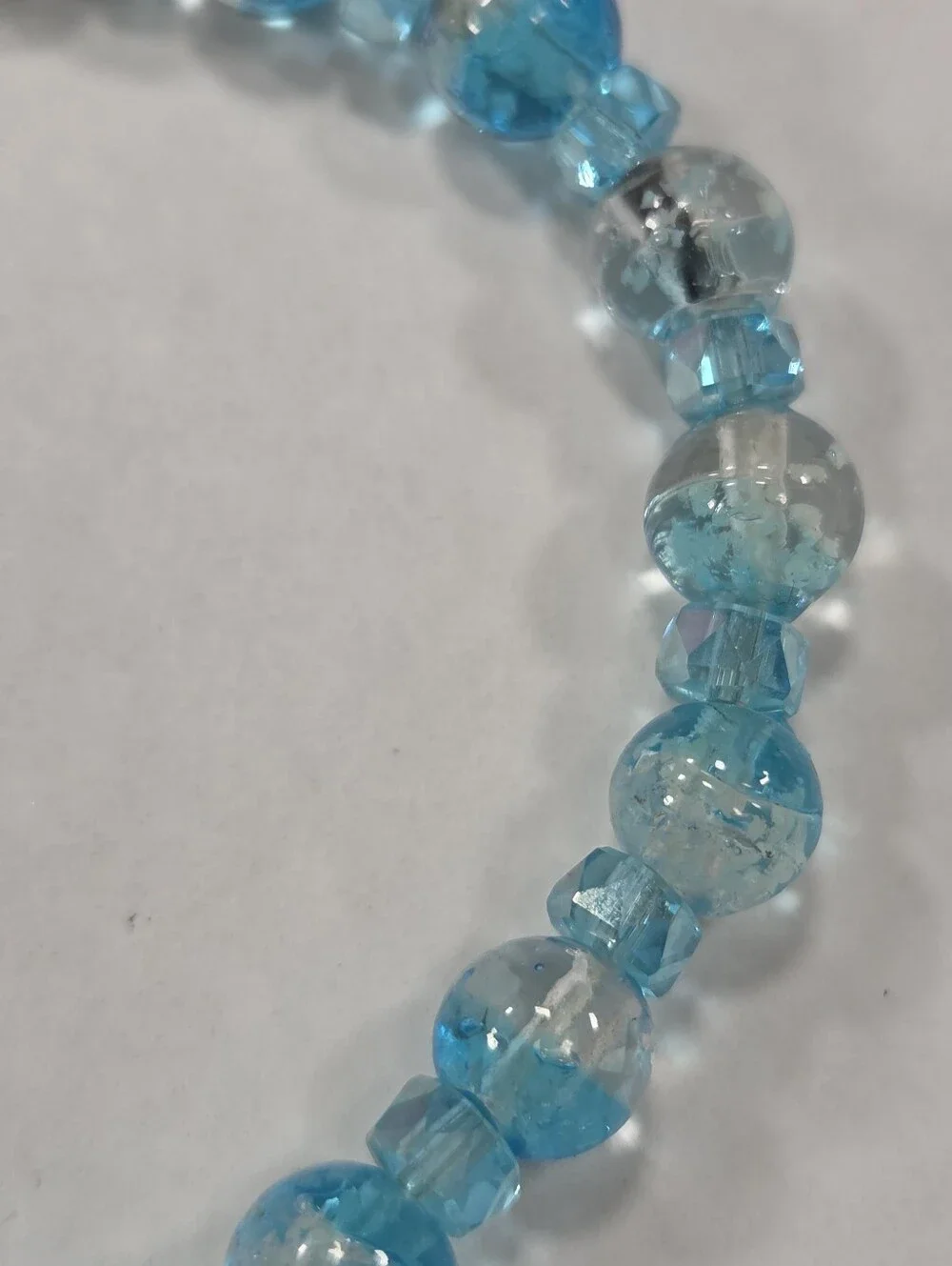 🆕️ NOGU Aquamarine Ice Firefly Glass Snow Globe Bracelet